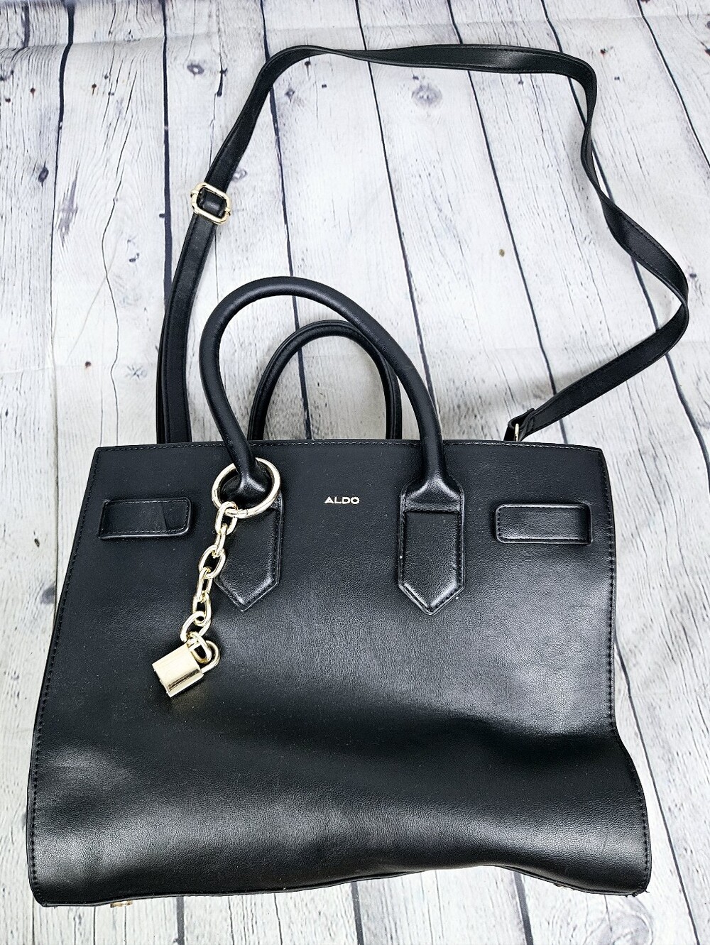 ALDO | leather crossbody & top handle structured purse